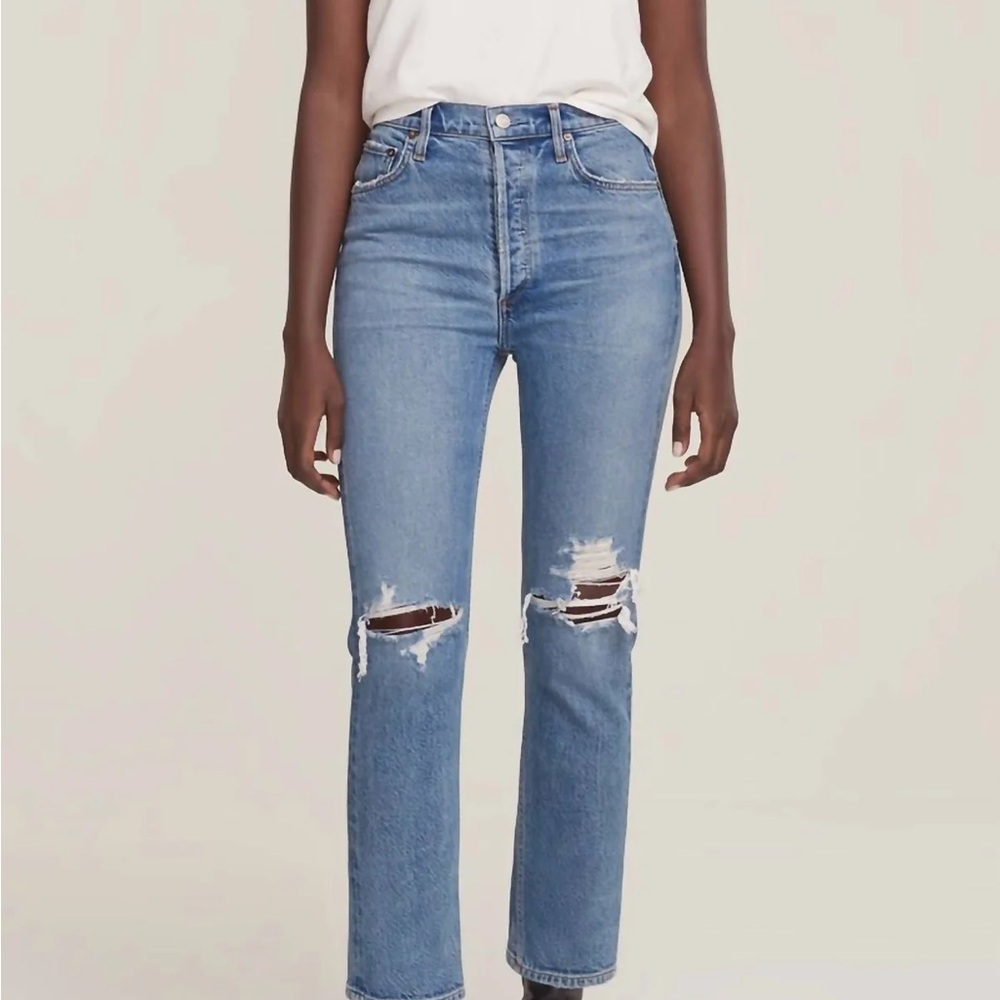Agolde RILEY HIGH RISE STRAIGHT CROP